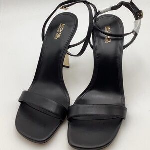 Michael Kors Black Ankle Strap Heels